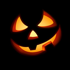 Image showing A grinning Jack O Lantern.