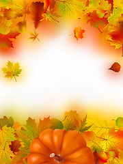 Image showing Thanksgiving Fall Autumn Background