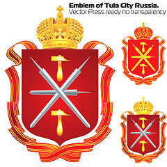 Image showing Emblem of City hero Tula.