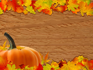 Image showing Thanksgiving holiday frame.