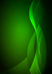 Image showing Abstract green background