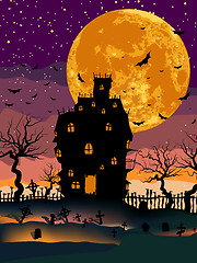 Image showing Halloween night