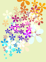 Image showing colorful background elements