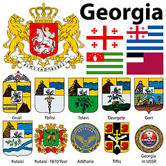 Image showing Civic Heraldry of Georgia.