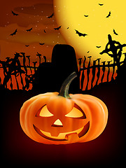 Image showing Spooky Halloween composition.