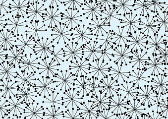 Image showing dandelion seamless pattern