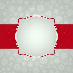 Image showing Christmas card template. EPS 8