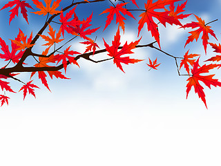 Image showing Japanese autumn.