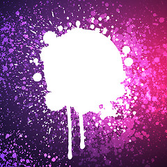 Image showing grunge colorful splashing