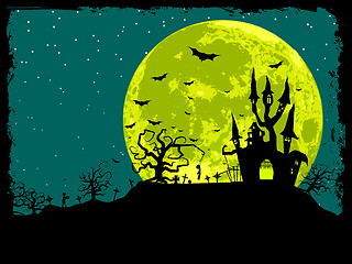 Image showing Halloween poster background