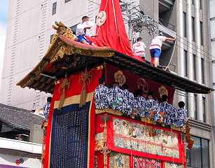 Image showing Gion matsuri chariot
