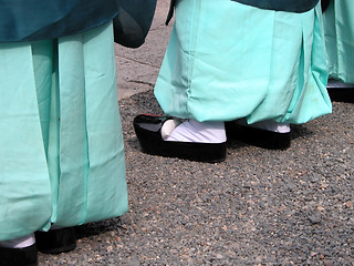 Image showing Shinto priest shoes