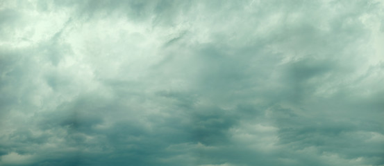 Image showing Panoramic photo of cloudy sky