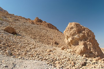 Image showing Scenic rocks in stone desert