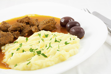 Image showing Delicious meal - goulash