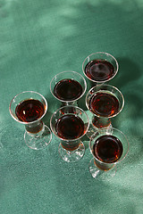 Image showing Glasses of wine