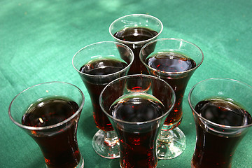 Image showing Glasses of wine