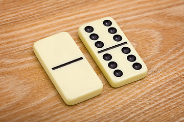 Image showing Two different dominoes