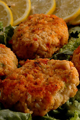 Image showing crab cakes