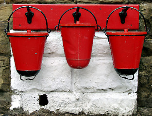 Image showing Fire Buckets