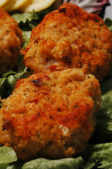 Image showing crab cakes