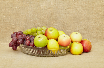 Image showing Different fruits arranged on plate