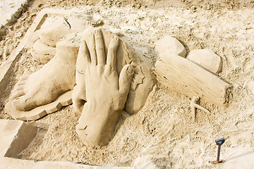 Image showing Sand sculpture