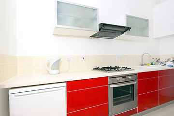 Image showing Kitchen red