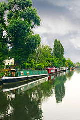 Image showing Channel boats