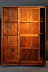 Image showing Wooden locker