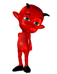 Image showing sad little devil