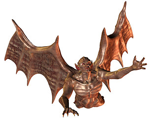 Image showing flying demon