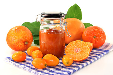 Image showing Orange marmalade