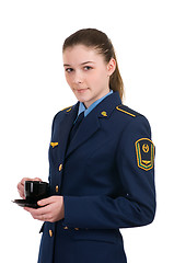 Image showing girl in uniform