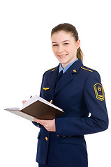 Image showing girl in uniform