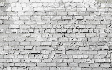 Image showing Brick wall - architectural background