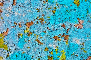Image showing Texture - old weathered wall with grunge paint