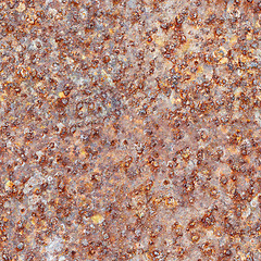 Image showing Seamless texture - rusty iron sheet