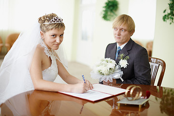 Image showing Marriage registration