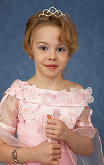 Image showing Portrait of girl - teenager in beautiful dress