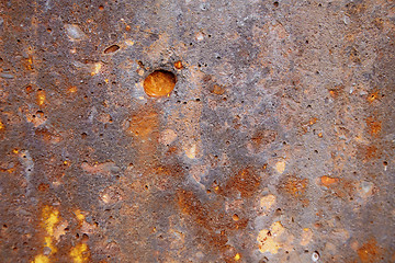 Image showing Rough dirty stained rusty background