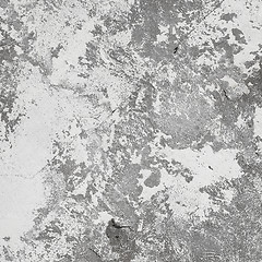 Image showing Surface of concrete wall with pattern old plaster