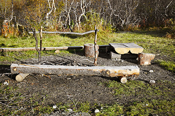 Image showing Place of forest for the resting