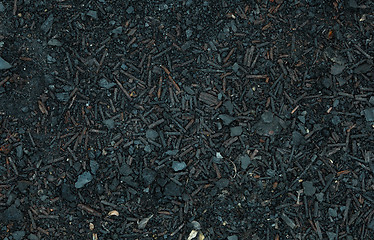 Image showing Rusty trash on ground - background