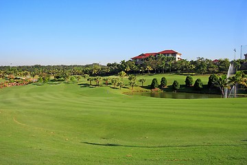 Image showing Golf field