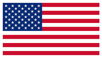 Image showing USA Stars and Stripes American Flag