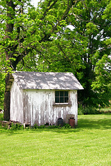 Image showing Weathered Shed