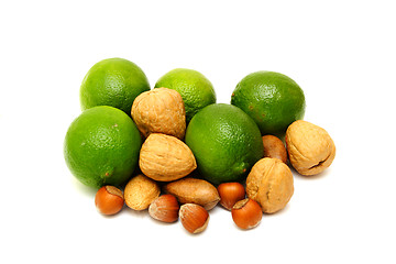 Image showing Green laime with nuts