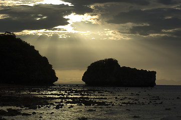 Image showing sunset