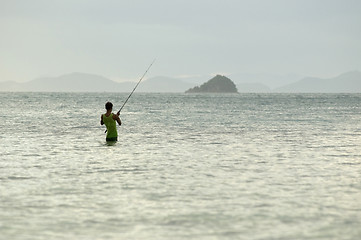 Image showing fishing